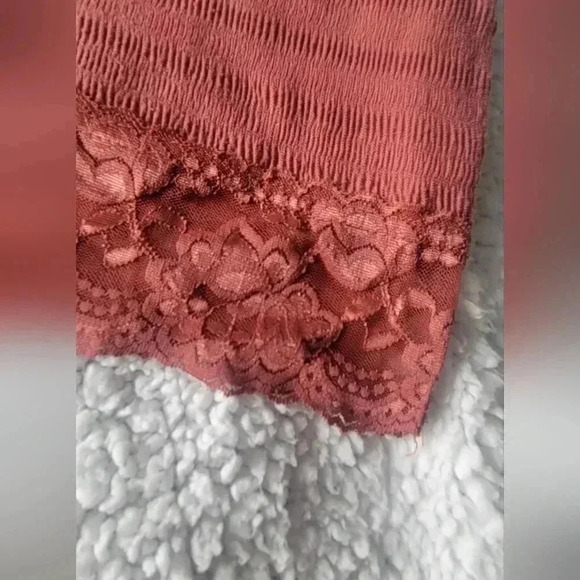 Maurices soft and stretchy burnt orange tank top, size small - Picture 3 of 5